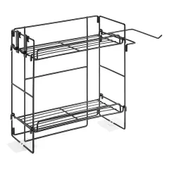 2-Tier Over The Toilet Storage Bathroom Organizer Shelves Toilet Rack Space Saver