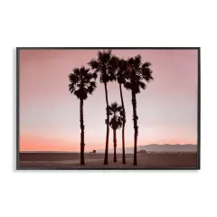 Stupell Industries Cluster of Palm Trees Framed Giclee Wall Art Design by Natalie Carpentieri