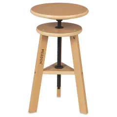 Meeden Adjustable Drafting Stool - 19" - 26" H, 12" Dia.