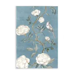 Stupell Industries Bird on Traditional Florals Wall Plaque Art Design by Alex Black