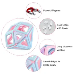 3D Colorful Macaron Building Blocks, Various Castle Building Models, Learning Toys