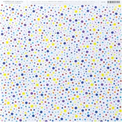 American Crafts Everyday Single-Sided Cardstock 12"X12"-Confetti