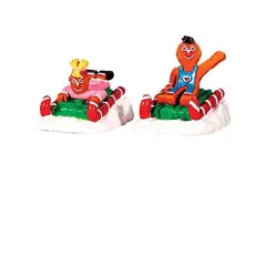 Lemax Sweet Sledding, Set Of 2