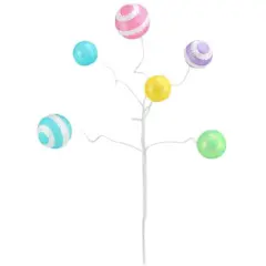 17" Glitter Ball Pick: Pink & Blue