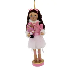 6" Clara Nutcracker Ornament - Brunette