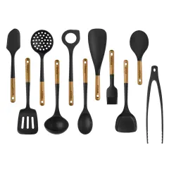 Staub Silicone with Wood Handle Cooking Utensil Sets