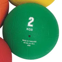 Rubber Medicine Ball, 4.4 lb