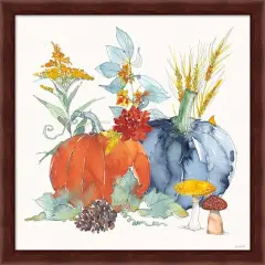 Fall Flair II by Anne Tavoletti 13" x 13" Framed Wall Art