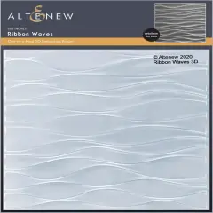 Ribbon Waves 3D Embossing Folder