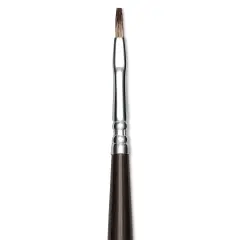 Escoda Vintage Synthetic Brush - Bright, LongHandle, Size 1