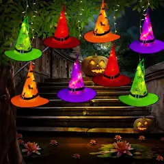 Halloween 5Pcs Lighted Hanging Pumpkin