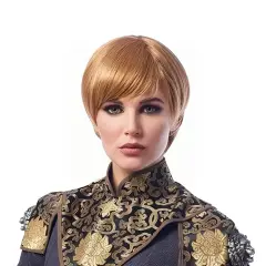 Medieval Queen Adult Costume Wig | Dark Blonde