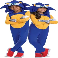 Disguise Sonic Costume for Kids, Official Sonic Prime Costume and Headpiece Small (4-6)