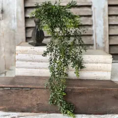 Faux Boxwood Hanging Bush, Set of 2 - Christmas Holiday D&eacute;cor - Holiday Tree