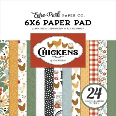 Echo Park: Chickens 6x6 Mega Paper Pad