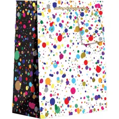 Pack/6: Splatter Gift Bag - 8 x 4 x 10"