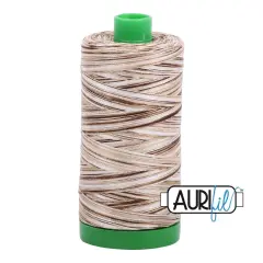 Nutty Nougat - Variegated (4667) | 40wt Large Spool (1000M / 1094Y) | Aurifil Thread