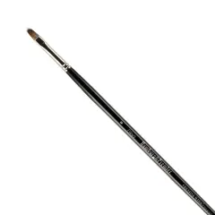 Creative Mark Hamburg Premiere Professional Oil Painting Brushes - Filbert #6 Oil Paint Brush - Handmade in Germany, Natural & Synthetic Hair Blend, Long Triple-Lacquered Birch Handle