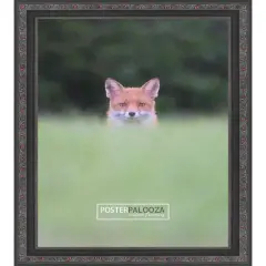 Antique Red Picture Frame - UV Acrylic, Foam Board Backing, Hanging Hardware