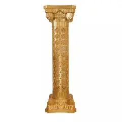 4 Gold 40-Inch ADJUSTABLE Roman Columns PLANT PEDESTAL STANDS Party Decorations