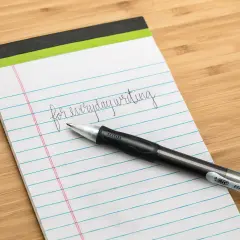 BIC Velocity Retractable Ballpoint Pens, Medium Point (1.0 mm), Black Ink Pens, 12-Count Pack, With Comfortable Grip