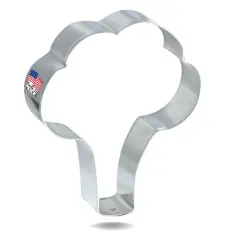 CookieCutter.Com Brand Bouquet, Tree, Broccoli Cookie Cutter 4 in, Tin Plate Steel, Handmade in USA