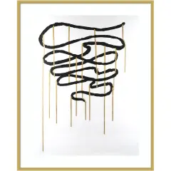 Weeping Ribbon I by Michael Willett Wood Framed Wall Art Print