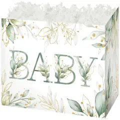 Pack/6: Sweet Baby Basket Box - 10-1/4 x 6 x 7-1/2"