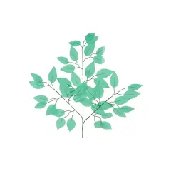 23" Silk Ficus Spray: Mint Green (Set of 12)