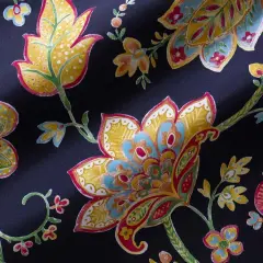 Richloom Solarium KAYSON - Outdoor/Indoor Fabric Navy