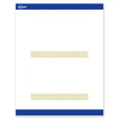 Avery Printable Rectangle Postcards with Sure Feed Technology, Pre-Printed Gold Lace Trim Pattern, Matte White, 4" x 6", Laser & Inkjet Compatible, 20 Total, Great for Branding, Marketing, and Events