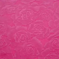 Cuddle 3 Extra Wide Rose Burnout Limited Edition Fuchsia Fabric per yard