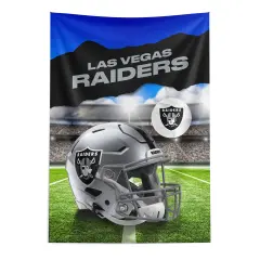 Las Vegas Raiders NFL Midfield Wall Hanging Tapestry 40 x 57 inches