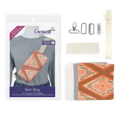Crosscut Sewing Co.&reg; Belt Bag Sewing Project Kit - Beginner Friendly DIY Sewing Kit Pacific