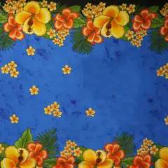 Kingdom of Tonga Polyester Sarong 72" L x 45" W Blue