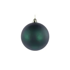 150mm Matte Hunter Green Shatterproof Christmas Ornament Ball-XH100712