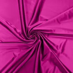 1 Yard Stretch Satin Spandex Casino Fabric Glossy Heavyweight For Elegant Designs Neon Fuchsia