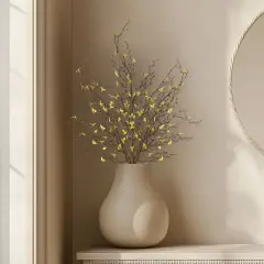 Northlight Curly Willow Artificial Sprays - 34" - Green - Set of 4