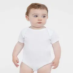 Rabbit Skins&reg; Infant Classic Jersey Bodysuit White