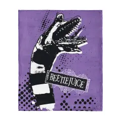 Warner Brothers Beetlejuice Silk Touch Throw Blanket I Hate Sandworms
