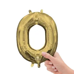 Anagram&reg; 16 Inch Letter O White Gold Air Fill Only