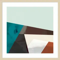 Block Detail I by Sisa Jasper Wood Framed Wall Art Print