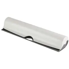 Hutzler Refillable Wrap Dispenser - Stores & Dispenses Foil, Plastic Wrap, Wax Paper and Parchment Paper Grey