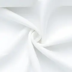 100% Cotton Flannel Fabric Super Soft 180GSM, Medium Weight (White, 1 Yard)