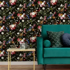 Transform Birds & Blooms Multi Peel & Stick Wallpaper