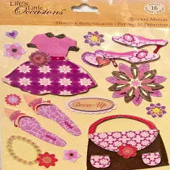 K & Company Life's Little Occasions Dress Up Sticker Medley