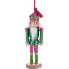 6" Preppy Nutcracker Ornaments Green