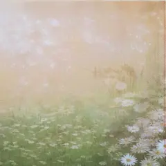 Forest Glade Designer Printed AIDA Fabric. Canvas for embroidery with an applied backgroundKF-1052A