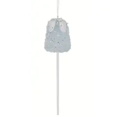 10" Blue Gumdrop Lollipop Ornament (Set of 3)