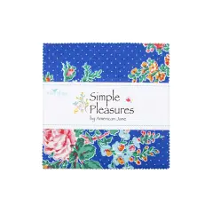 Simple Pleasures 5" Square Pack (Charm Pack / 5" Stacker) byfor Riley Blake (5-16650-42)